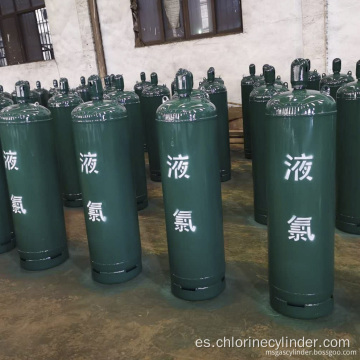 Exportar cloro líquido puro cilindro de gas vacío